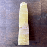 Image 2 of Lemon Calcite, Crystal Tower, Yellow Calcite, Solar Plexus Chakra Stone, For Confidence & Joy