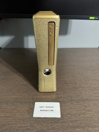 Image 2 of Custom Gold Xbox 360 Slim 500GB