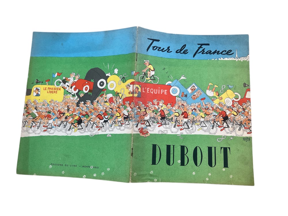 Le Tour de France 1950, album illustrated by DUBOUT - Original Edition and 1st print run