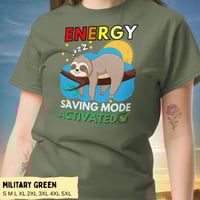 Image 9 of Energy Saving Mode Sloth Unisex Shirt