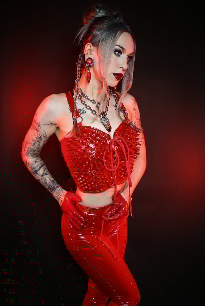 Image of RED DEVIL BRALETTE