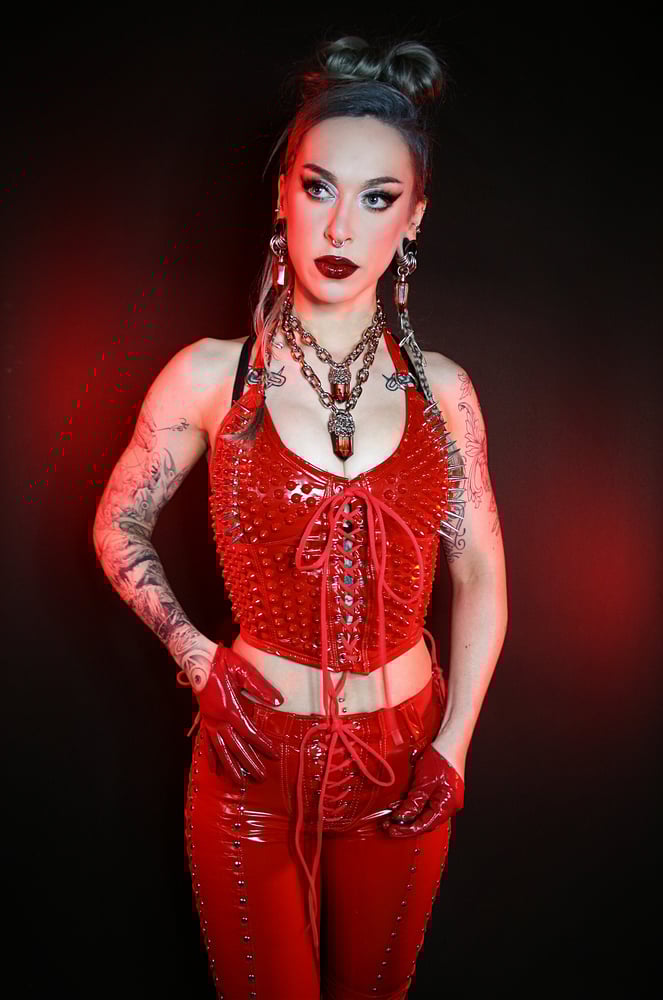 Image of RED HELL BUSTIER RRP £279.99