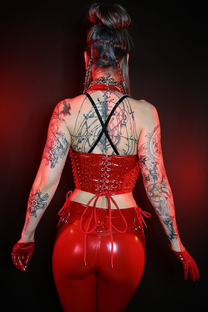 Image of RED HELL BUSTIER RRP £279.99