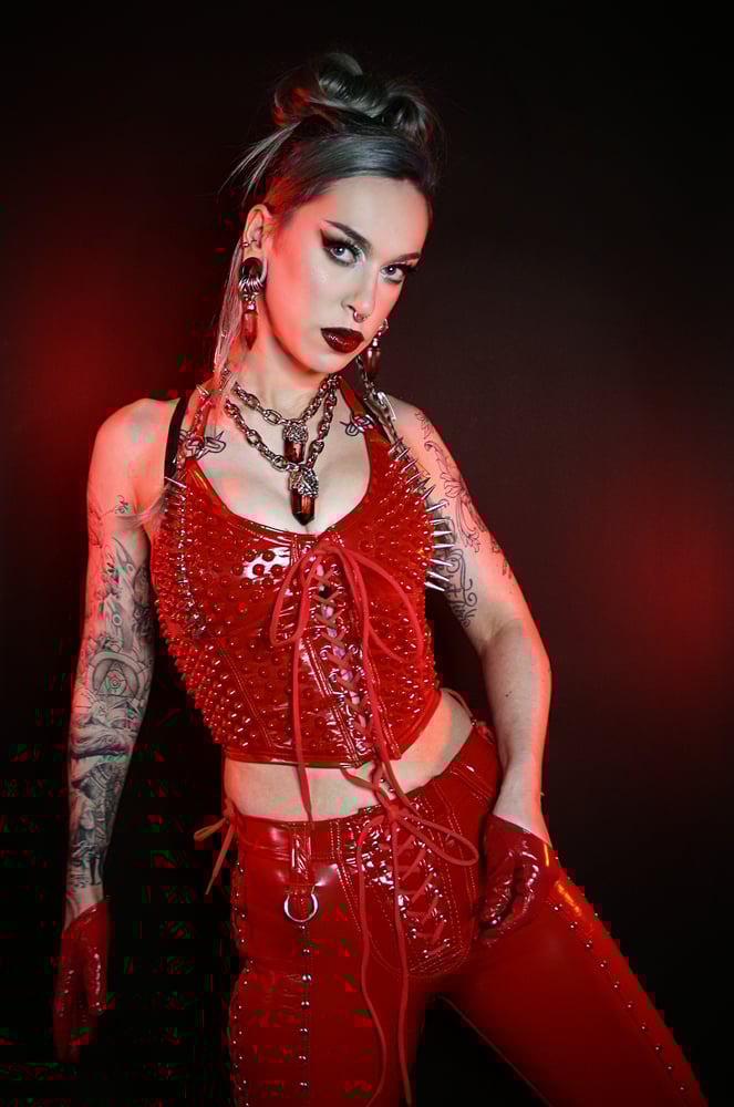 Image of RED HELL BUSTIER RRP £279.99