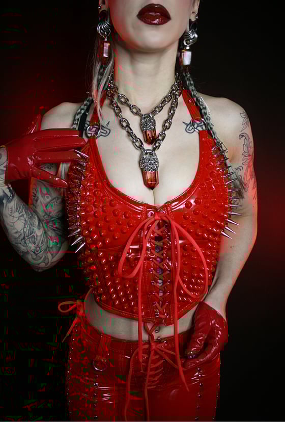 Image of RED HELL BUSTIER RRP £279.99