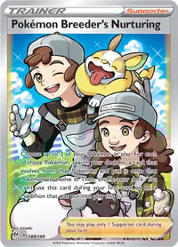 Pokemon Breeder's Nurturing (Full Art) - SWSH03: Darkness Ablaze - Near Mint