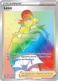 Leon (Secret) - SWSH04: Vivid Voltage - Near Mint
