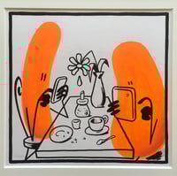 Image 1 of Modern Romance - framed original on paper