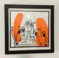 Image 2 of Modern Romance - framed original on paper