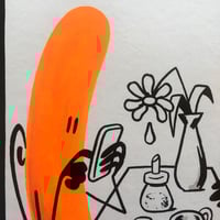 Image 3 of Modern Romance - framed original on paper