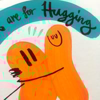 Image 2 of Arms Are For Hugging - original framed artwork