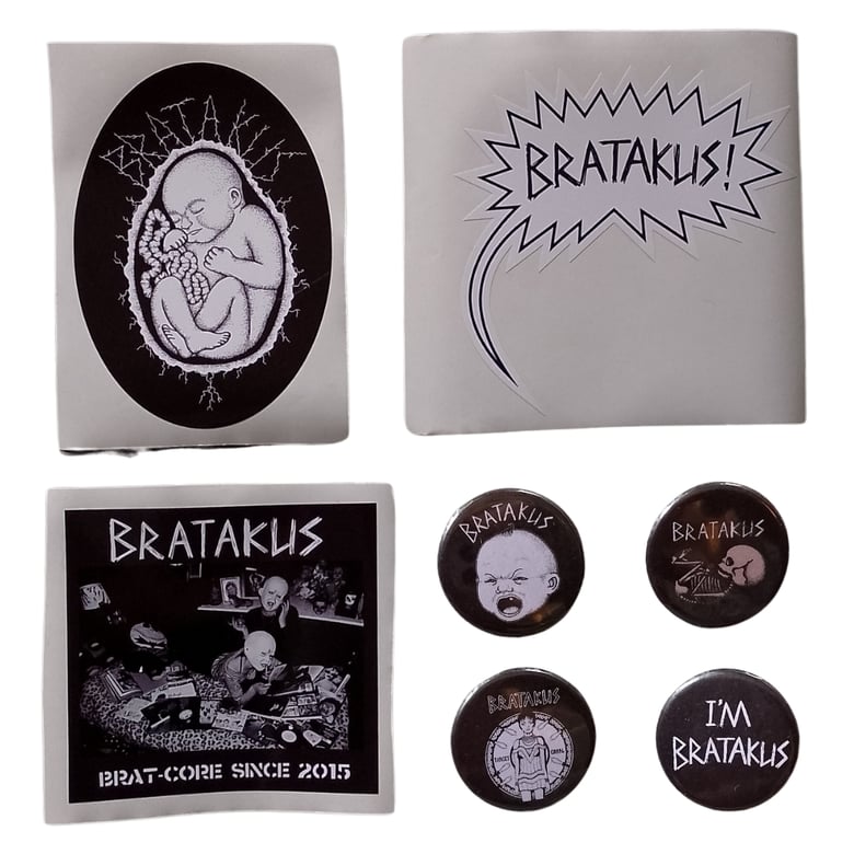 Image of Bratakus Stickers and Badges