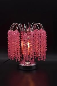 Chandelier-Pink Oil burner lamp