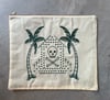 Crossbones - Waxed Cotton Zip Bag