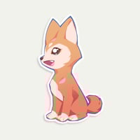 Image 1 of haru matte vinyl sticker