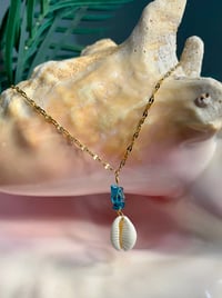 Cowrie and Glass Bead Necklace N113