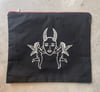 Carried by Angels II - Waxed Cotton Zip Bag