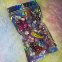Image 5 of  Bead and bling charm mix scoop, Y2k bead scoop, y2k bling bead soup, y2k bead grab bag