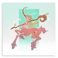 Image 1 of spring bud centaur print