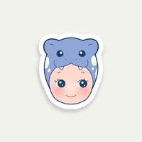 Image 1 of sonny angel spheal matte vinyl sticker