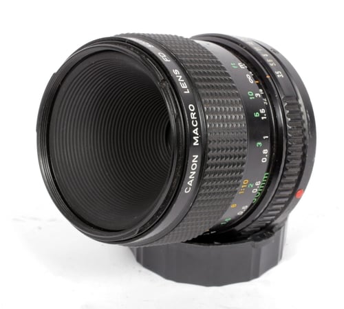 Image of Canon nFD 50mm F3.5 Macro lens for Canon NFD FD mount cameras #0499