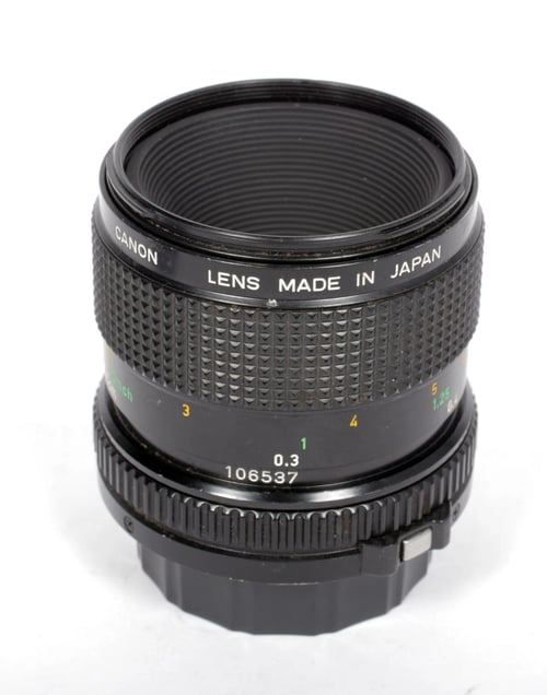 Image of Canon nFD 50mm F3.5 Macro lens for Canon NFD FD mount cameras #0499