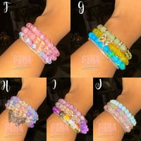 Image 3 of Spring bracelets set, summer bracelet stack, pastel bracelets, Stackable bracelets