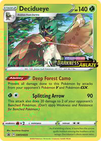 Decidueye - SWSH035 (Prerelease) - SWSH: Sword & Shield Promo Card - Near Mint