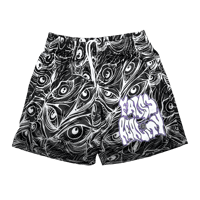 Image 1 of All Over Eye Mesh Shorts (black)