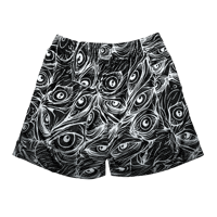 Image 2 of All Over Eye Mesh Shorts (black)