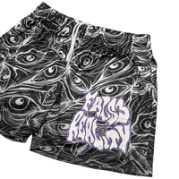 Image 3 of All Over Eye Mesh Shorts (black)