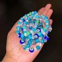 Image 3 of Blue Evil Eye Bracelet, Lucky Evil Eye Bracelet, Minimalist Evil Eye Bracelet, Evil Eye Jewelry