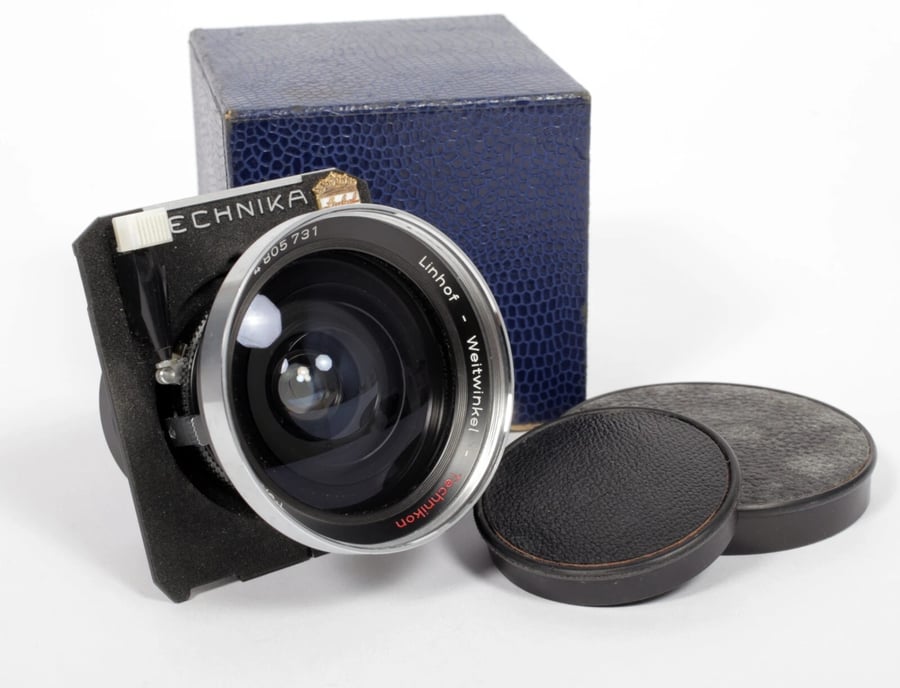 Image of Linhof Technikon 58mm F5.6 lens in Compur #00 shutter COATED (Rodenstock) #8531