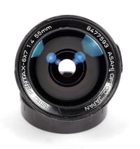 Image 2 of Pentax 67 6X7 SMC 55mm F4 new style wide angle lens #0504