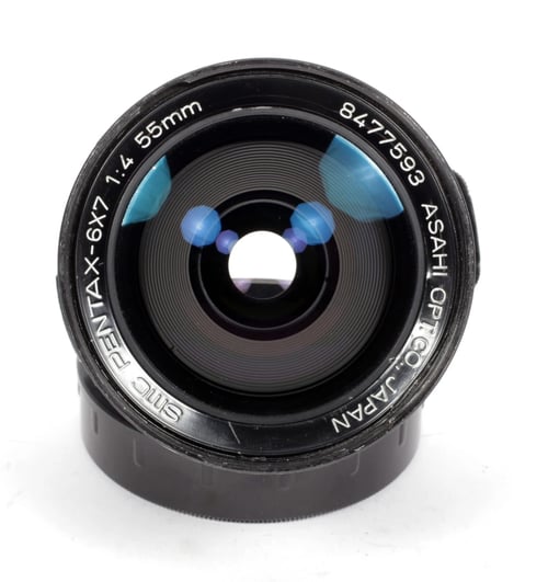 Image of Pentax 67 6X7 SMC 55mm F4 new style wide angle lens #0504