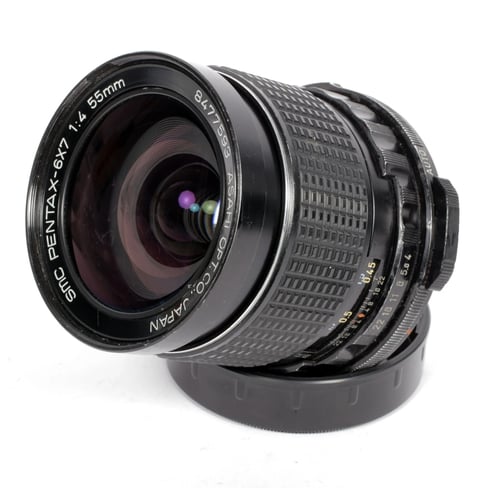 Image of Pentax 67 6X7 SMC 55mm F4 new style wide angle lens #0504