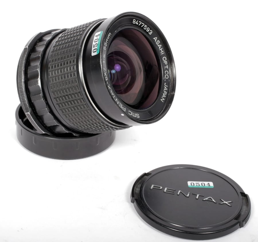Image of Pentax 67 6X7 SMC 55mm F4 new style wide angle lens #0504