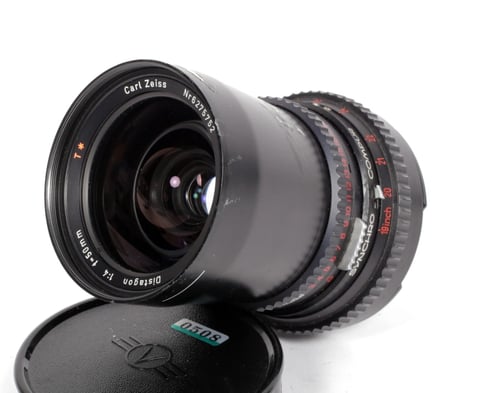 Image of Hasselblad Carl Zeiss Distagon T* 50mm F4 C lens for 500 system cameras #0508