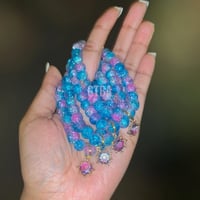 Image 4 of  Flower Charm Bracelet, Cute Flower Bracelet, Beaded Flower Bracelet, Boho, Friendship Bracelet