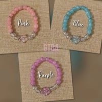 Image 2 of Beaded Flower Bracelet, Daisy Bead Bracelet, Aesthetic Flower Bracelet, Gift for her