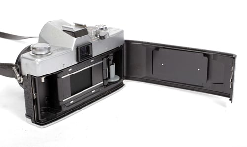 Image of Minolta SRT-101 35mm SLR Film Camera with 55mm F1.7 MC rokkor PF lens #0520