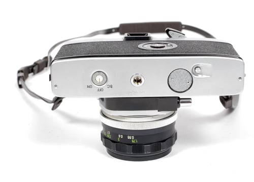 Image of Minolta SRT-101 35mm SLR Film Camera with 55mm F1.7 MC rokkor PF lens #0520