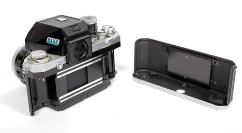 Image of Nikon F Photomic 35mm SLR film camera with Nikkor S 35mm F2.8 lens #0521 