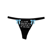 SUBSCRIBE TO ME THONG
