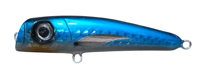 Image 1 of 60g Blue, Big Scale Silver Wing Diving Popper