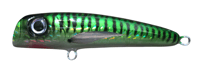 Image 1 of 60g Green, Black Tiger Stripe Diving Popper
