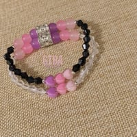 Image 2 of Three Heart Bracelet, Heart Bracelet, Dainty Bracelet, Love Bracelet, Friendship Bracelet