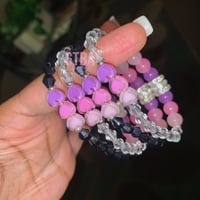 Image 4 of Three Heart Bracelet, Heart Bracelet, Dainty Bracelet, Love Bracelet, Friendship Bracelet