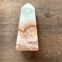 Image 2 of Caribbean Calcite. Calcite Crystal Tower, For Psychic Activation & Soothing Energy