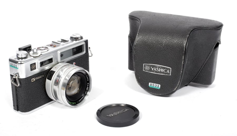 Image of Yashica Electro G 35 35mm Film Camera 45mm F1.7 lens #0533 TESTED + new battery